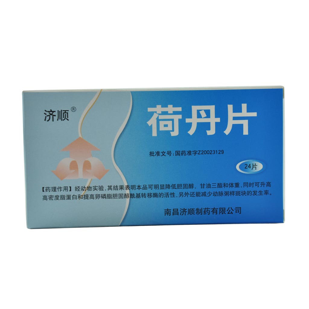 济顺 荷丹片 0.73g*12片*2板/盒