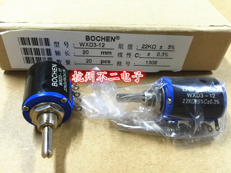 BOCHEN short body WXD3-12 22K 5 circles multi-circle precision potentiometers wire around potentiometers