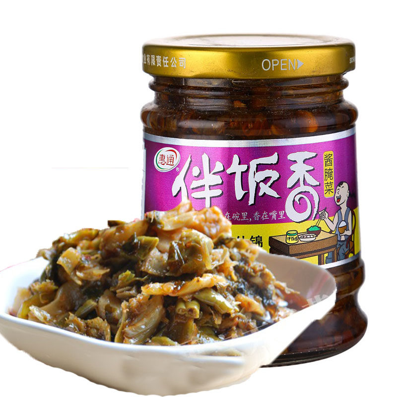 【天猫超市】惠通伴饭香酸辣什锦酱菜210G下饭菜酱菜咸菜好吃四川