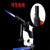 LTTE lighter small spray gun elbow variable angle an inflatable ignition gun windproof straight lever ignitor