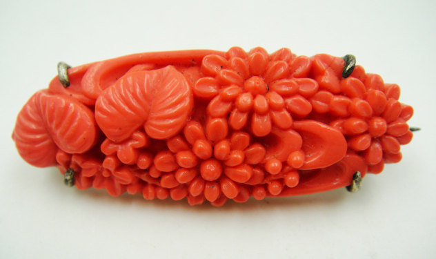 National Boutique High Relief Floral Ornament Chest Pin ~ Xinjiang Collection Chest Flower Series