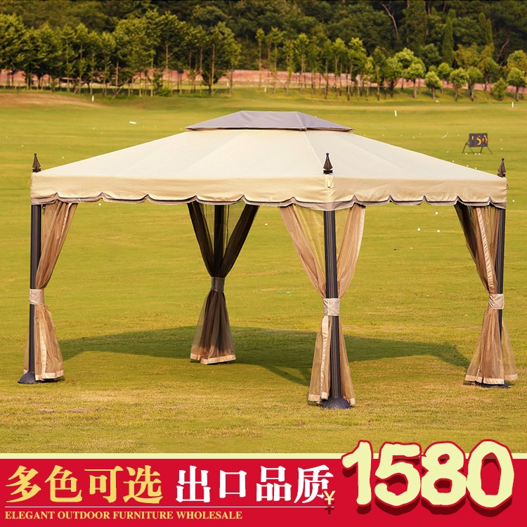 European - style outdoor advertising tent shade super - large rain - shed luxury wedding event tent umbrella printed