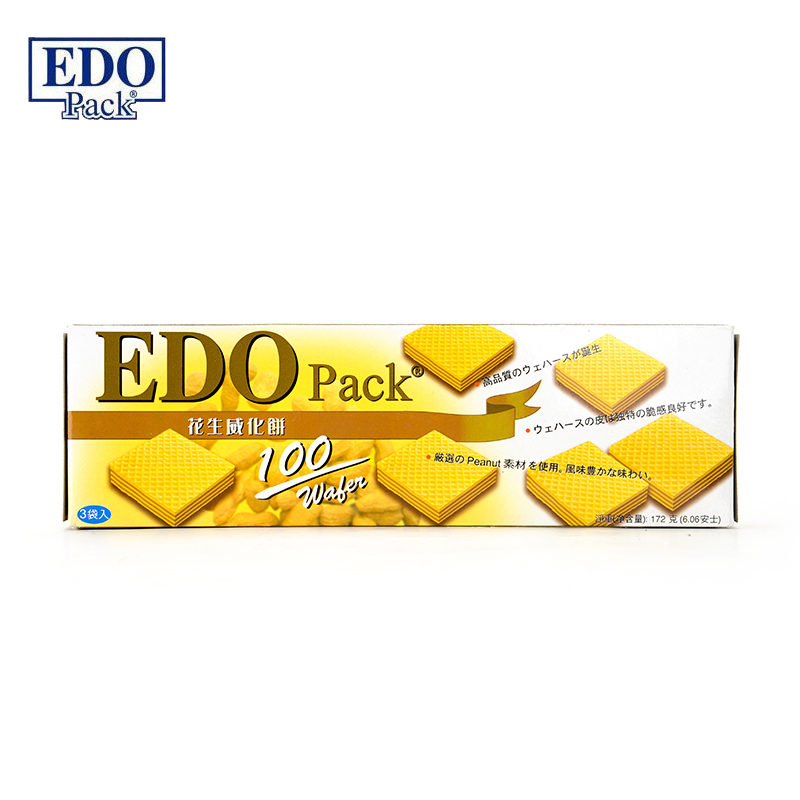 EDO威化饼 进口饼干 花生朱古力提拉米苏多口味可选 零食下午茶