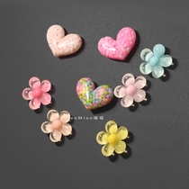 Creative Crystal Flower Love Refrigerator Sticker Tile South Korea 3d Absorb Whiteboard Message Sticker Magnetic Sticker