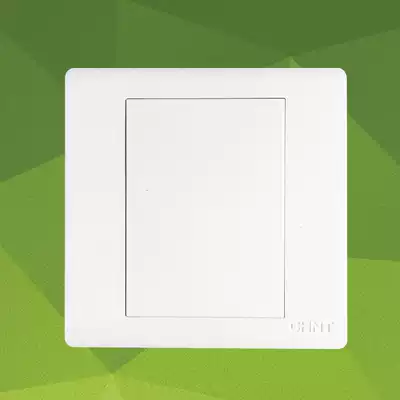 Zhengtai blank whiteboard 7D wall switch socket 86 type universal whiteboard electrician cassette cover plate