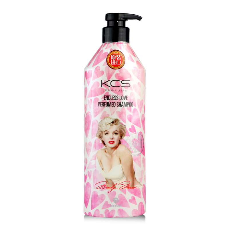 韩国进口KCS爱敬香水洗发水挚爱香氛清爽柔顺持久留香600ml