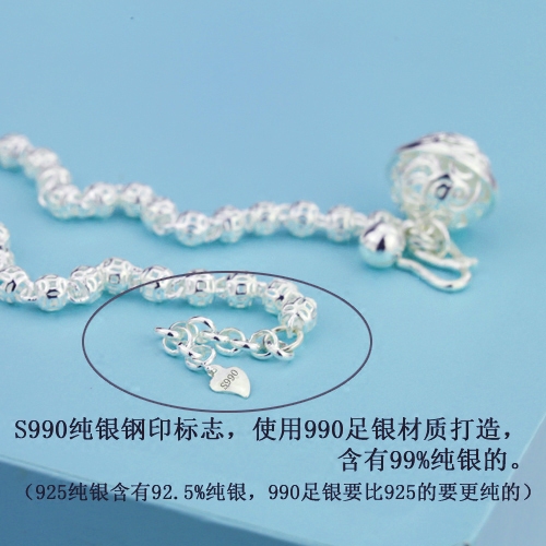 Bracelet de cheville Femme OTHER   en Argenterie - Ref 3101480 Image 4