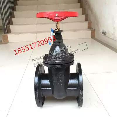 Z45T-16 cast iron flange gate valve Z45T-10 dark rod gate valve sewage gate valve DN50 65 80