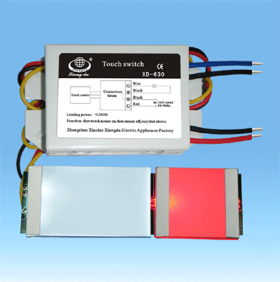 Bathroom mirror touch switch XD-630 ON OFF 220V two-color dimming LED switch