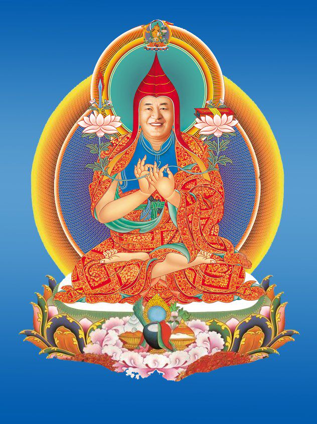 Customized portraits are bound to win Jimei Phuntsok Dharma King Ruyi Baodharma like Guru Yoga refuge state photo paper plastic packaging