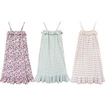 Clearance SS18 France Moon et Miel childrens clothing girl girl sling dress dress long skirt