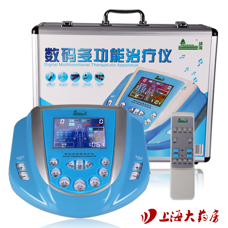 绿海数码多功能治疗仪LHY-V雄鹰版 数码经络通家用中低频理疗仪HS