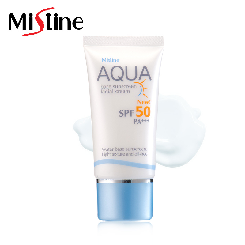 Mistine来了！水润面部防晒霜防晒乳SPF50PA+++清爽水润不油腻