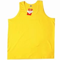 Năm sinh nam vest vàng co giãn cotton mỏng chạm đáy áo vest mùa thu đông thể thao mới áo thun ba lỗ nữ