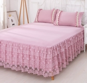 Mùa xuân và mùa hè một mảnh mét phong cách giường váy ren bedspread 1.5m1.8M2 Simmons chúa không trượt bụi nắp bảo vệ - Váy Petti