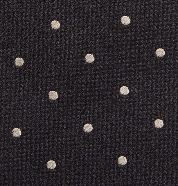 Tom Ford 8cm Polka Dot Silk and Wool Blend Tie