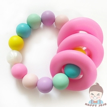 Food grade silicone ring bracelet tooth glue baby bracelet bite baby molars bracelet chain
