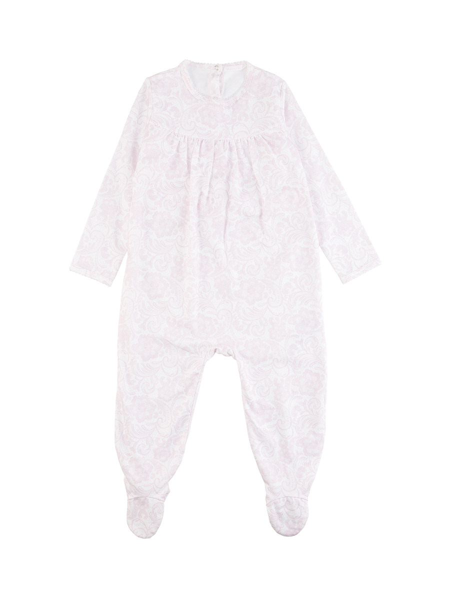 Dolce&Gabbana 粉色印花圆领连体裤