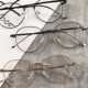 Kính tròn học sinh phiên bản Hàn Quốc của khung gương phẳng mỏng nghệ thuật retro hoang dã có thể được trang bị khung kính cận thị cho nam và nữ