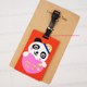 Panda luggage information tag Chengdu Panda Base ຂອງທີ່ລະນຶກ tag luggage ທີ່ຖືກະເປົາຫົວໃຈສີແດງ tag ຂອງຂວັນຂະຫນາດນ້ອຍ