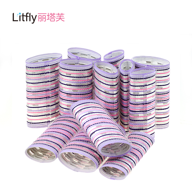 Litfly丽塔芙 椭圆铝片/铝芯发卷 蓬松刘海魔术自粘三层卷发工具