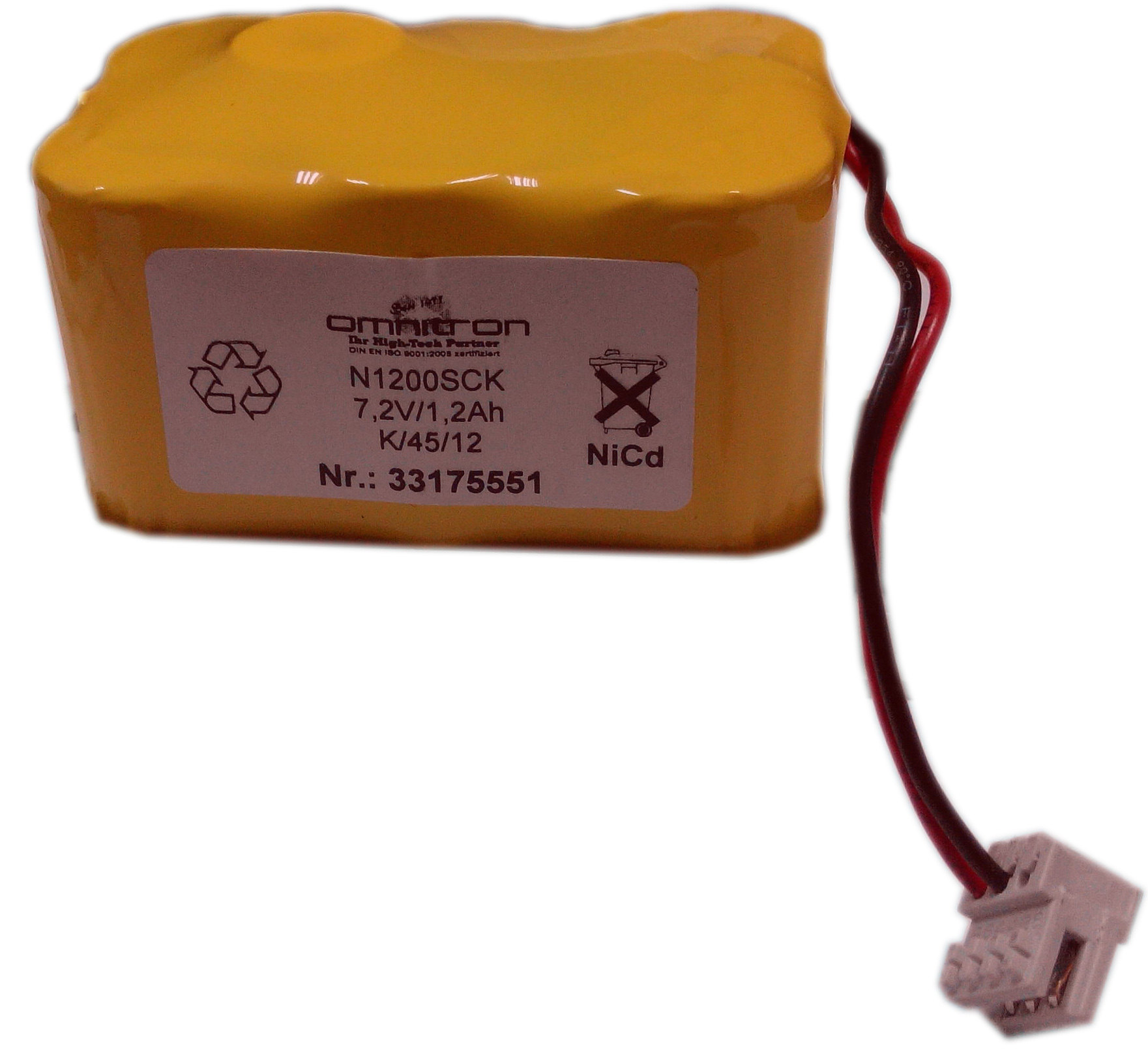 适用BRAUN  infusomat  P型德国贝朗输液泵电池7.2V 1200mah