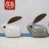 Hantang Ge Kiln Open Tea Pet Rabbit Đồ trang trí nhỏ có thể nâng cao gốm sứ Kung Fu Bộ bàn trà Phụ kiện Bàn trà - Trà sứ bình trà thủy tinh chịu nhiệt Trà sứ