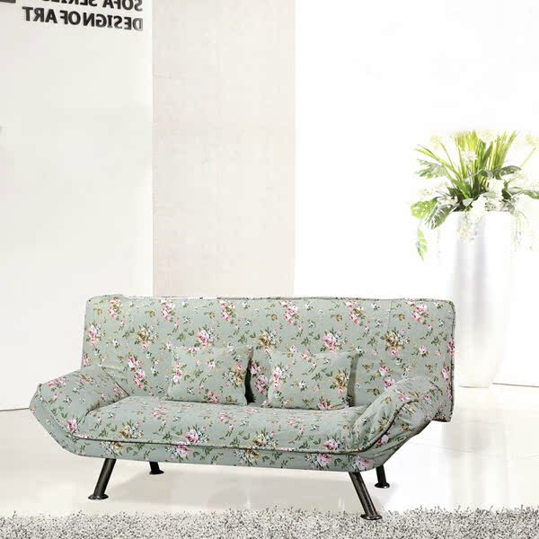 Chengdu Simple Folding Fold Trio Thickened Flannel Sofa Detachable Washable Rental Room Steel Frame Afternoon Bed Rest Chair