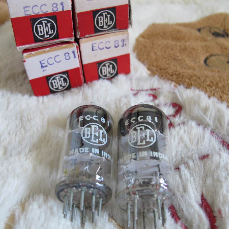 New in original boxes BEL series ECC81 12AT7 vacuum tube