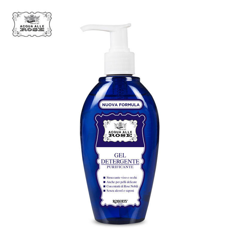 ACQUA ALLE ROSE意大利进口正品深层清洁 控油 玫瑰洁面凝胶200ml