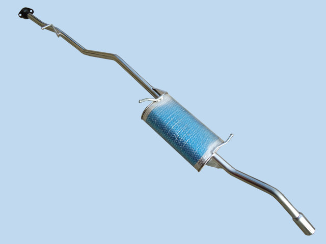 Double Layer Thickening Cheong River Forreda Single Double Universal Stainless Steel Silencer Silencers Fureda Exhaust Pipe