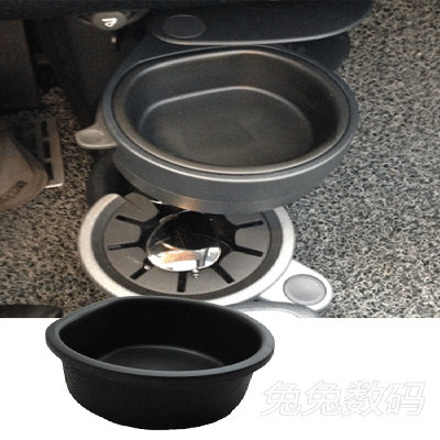 奔驰SMART精品内饰改装 smart烟灰缸改储物盒 置物盒
