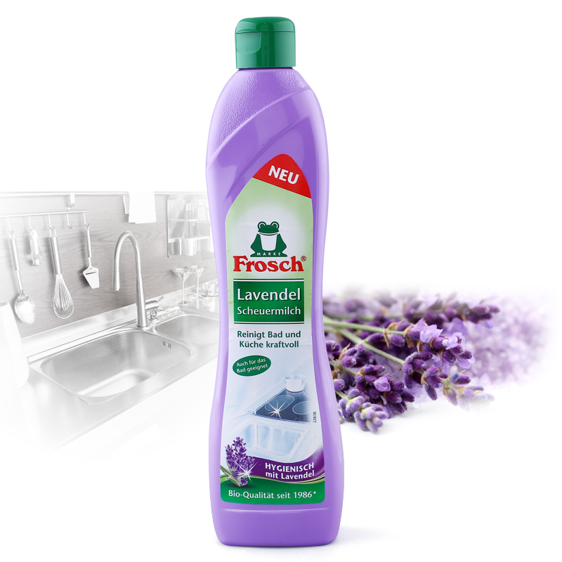 Frosch/菲洛施 德国进口纯植物薰衣草厨房去油污净清洁剂500ml