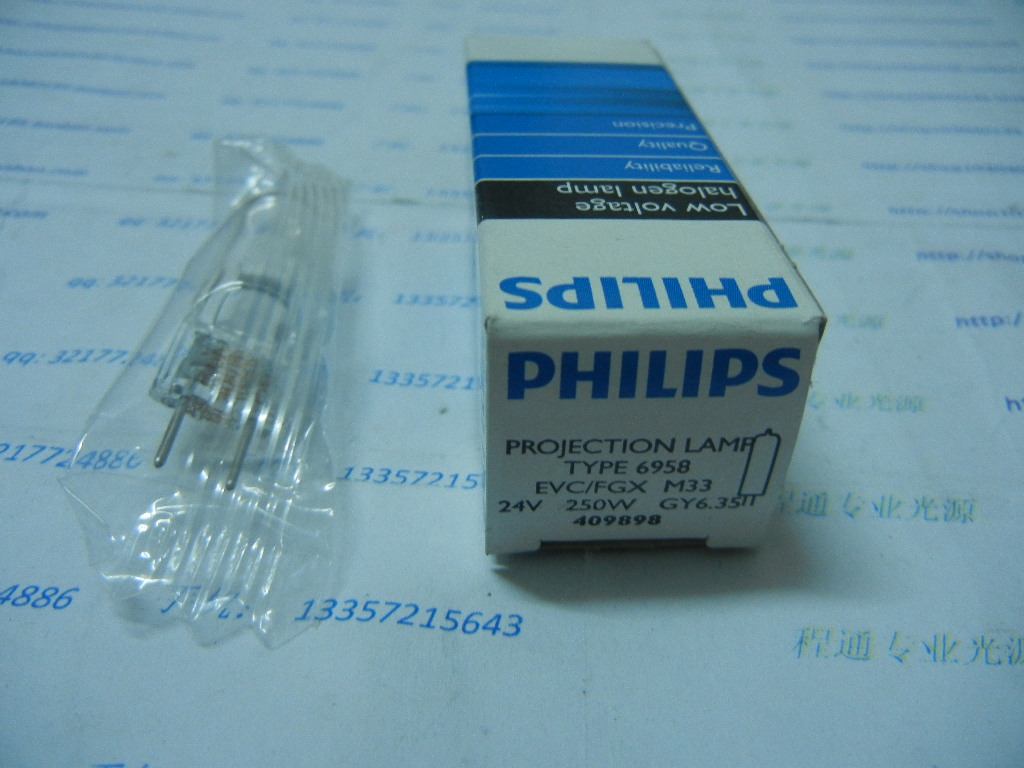 Original fit Philips PHILIPS PROJECTOR BULB 6958 5H 24V250W MICROSCOPE SPECIAL LIGHT BULB