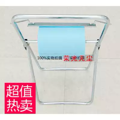 Dust-free paper holder Industrial large roll paper shelf wipe paper toilet paper rack stainless steel galvanized vertical shelf