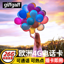 European phone card 4G high-speed network card Eastern Europe Nordic multinational general travel Spanish mobile phone unlimited traffic