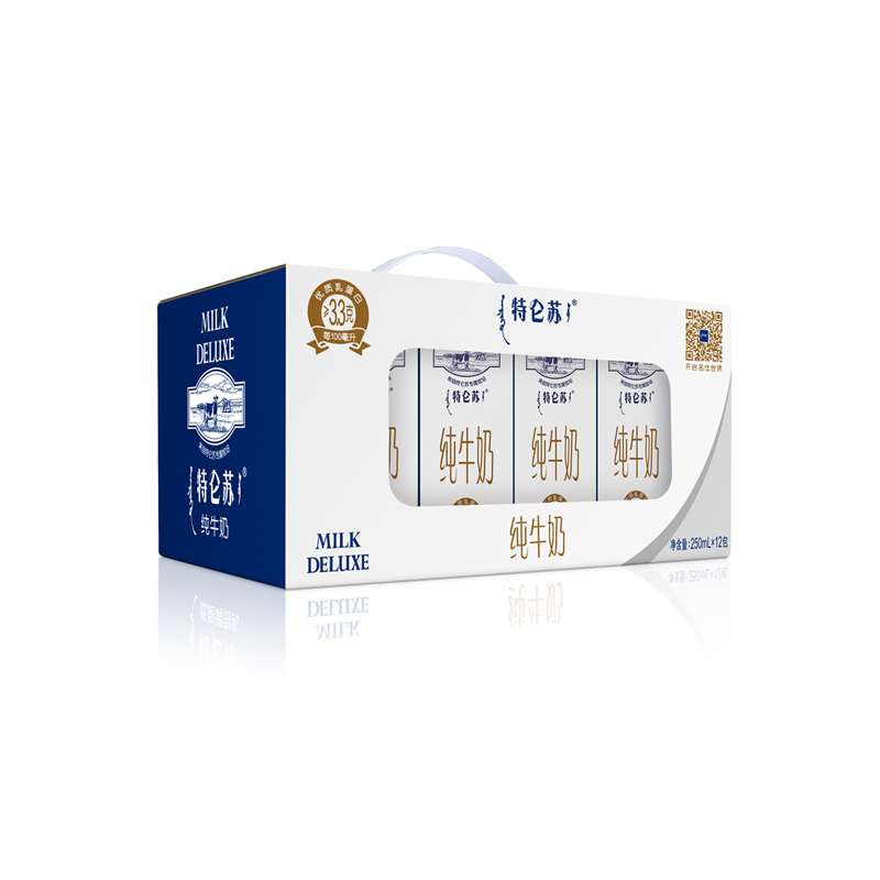【苏宁易购】蒙牛 特仑苏 纯牛奶 250ml*12盒