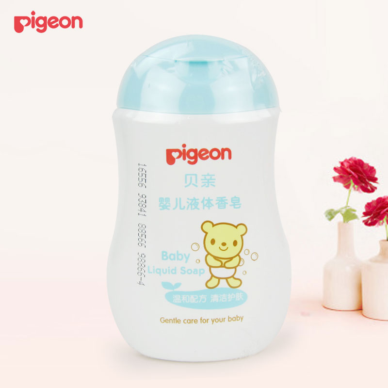 专柜正品 贝亲 婴儿液体香皂沐浴露 200ml IA121