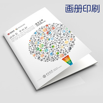 (大型彩色印刷厂家)画告宣传册设计制作公司单位介绍册NJ单印制