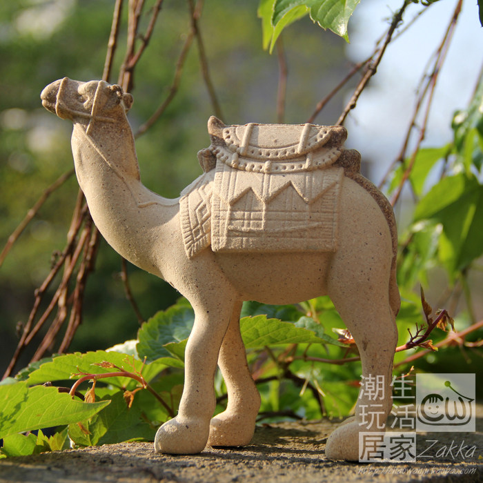 zakka grocery wood camel blank desktop swing piece diy painted coarse adobe original material material white embryo