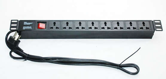 8-bit 10A plastic PDU drain plug 8-port PDU power socket 8-bit enclosure PDU drain