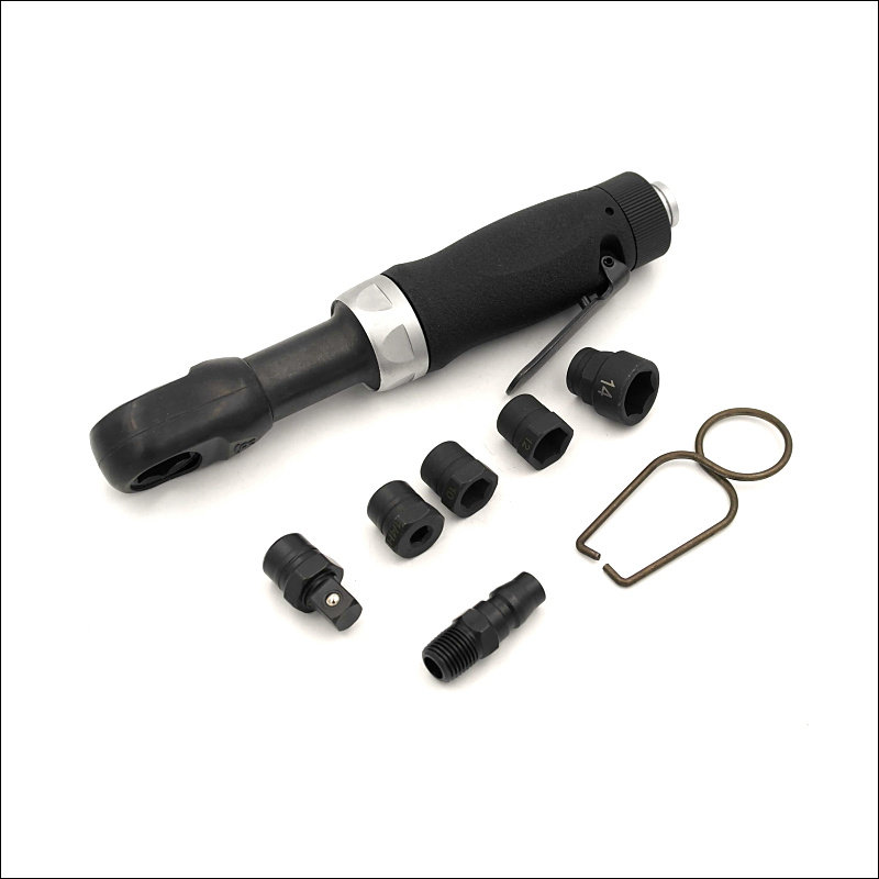 REA LY-2100 Perforated pneumatic ratchet wrench 1 4 threading wrench Elbow pneumatic screwdriver corner wind wrench