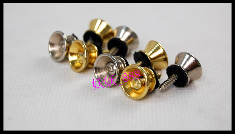 Folk Guitar Electric Guitar Electric Bass Tail Nail Chrome-holding baby bag cingulum leather cushion more solid without dropping lacquer 10