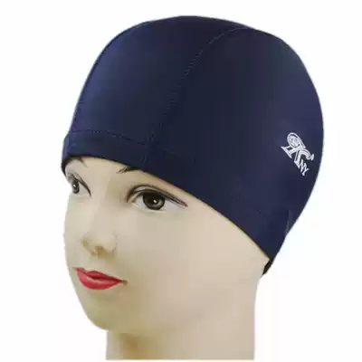 Swimming elastic elastic fabric swimming cap men and women Universal matching swimsuit comfortable swimming cap