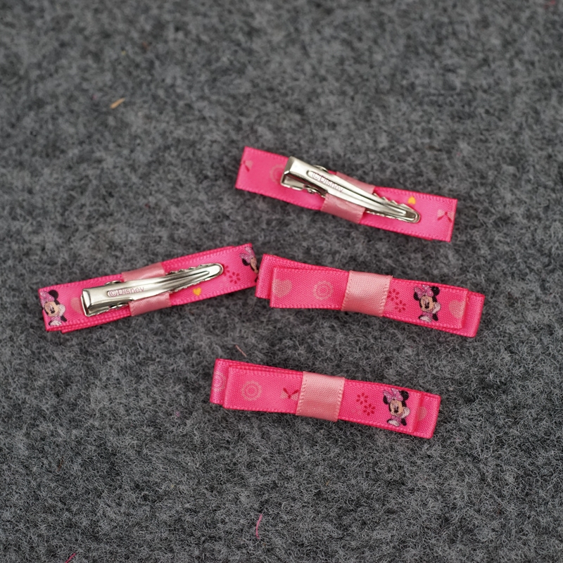 Di Family Minise Ribbon Butterfly Knot Hairpin Clip Duckbill Clip Children BB Hairpin Hairpin Clip Hairpin Clip Hairpin Clip 4)