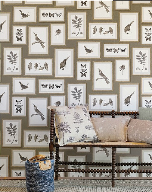 British Wallpaper Nonwoven Wallpaper British import SD - VD - 8 Flower - Bowl Bed Sofa Background Wall