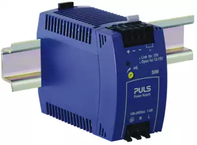 PULS ML50 102 50W switch mode DIN rail and panel mount power supply 12 -15V dc