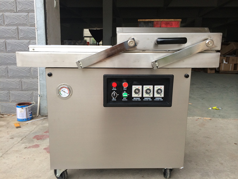 DZ400 double room food vacuum packing machine stainless steel vacuum sealing machine