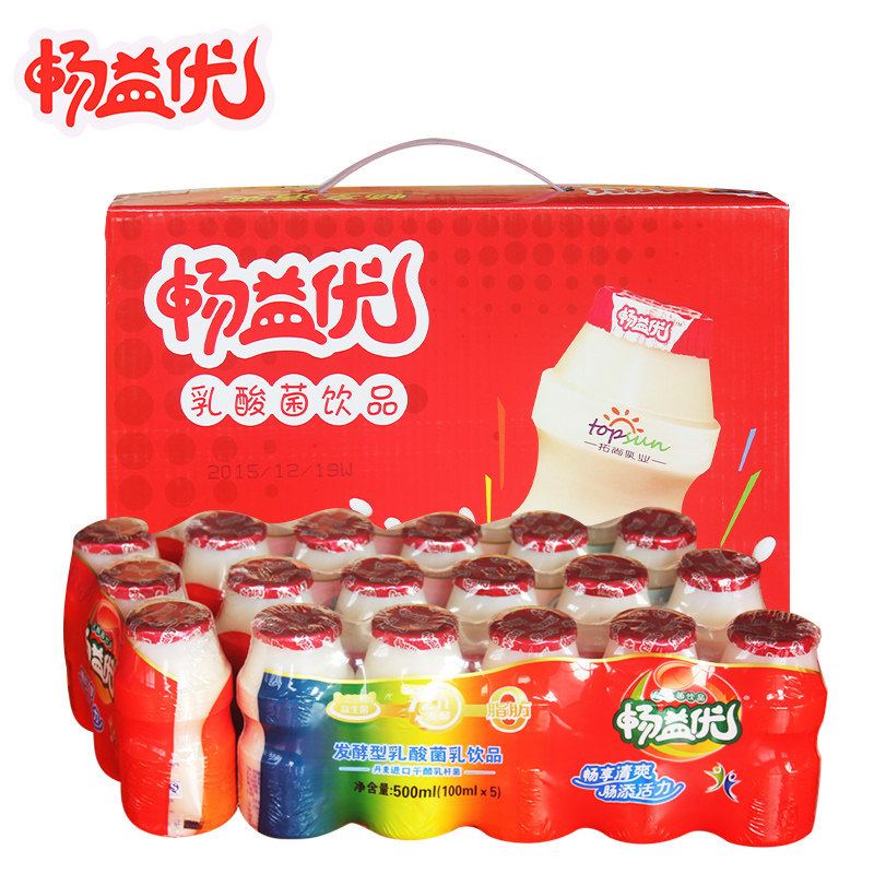 【天猫超市】畅益优 杀菌型乳酸菌饮品原味100ml*30 酸奶饮料饮品