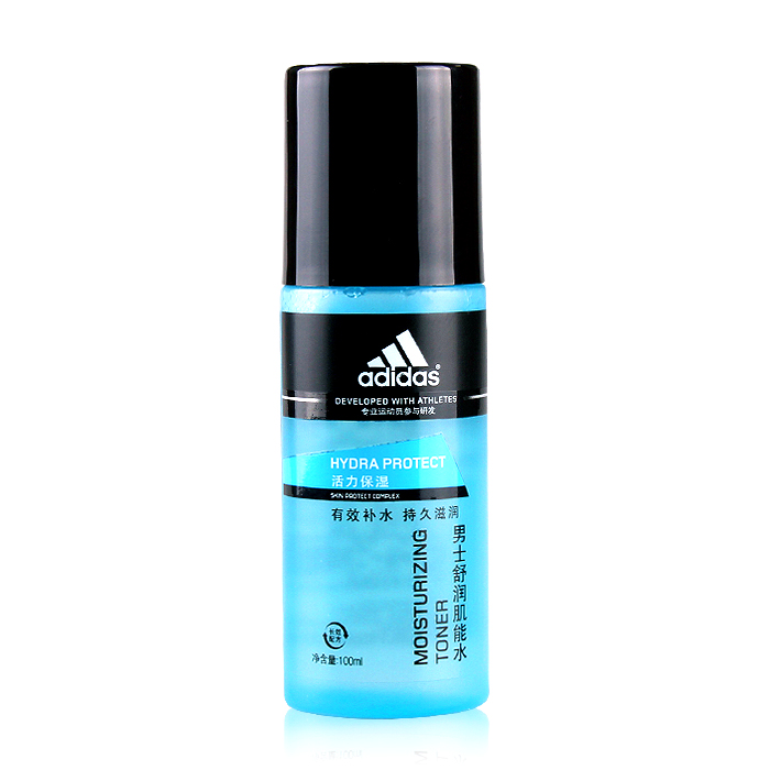 阿迪达斯adidas 男士活力保湿舒润肌能水 爽肤水100ml  补水滋润